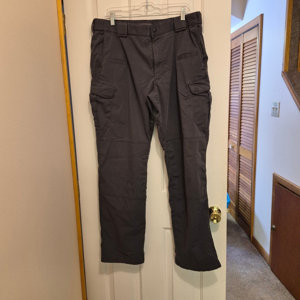 5.11 Tactical Mens Ripstop Cargo Pants Charcoal Grey 38x34 Work Utility Hiking